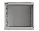 Lanberg Szafa instalacyjna rack wisząca 19" 9U 540x350 szara drzwi przeszklone ( flat pack)