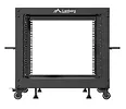 Lanberg Open rack 19'' 9U 600x600-1100 regulowany czarny