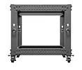 Lanberg Open rack 19'' 9U 600x600-1100 regulowany czarny