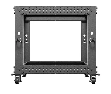 Lanberg Open rack 19'' 9U 600x600-1100 regulowany czarny