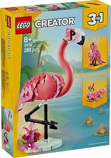 LEGO 31170 Creator 3w1 Dzikie zwierzęta: różowy flaming