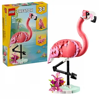 LEGO 31170 Creator 3w1 Dzikie zwierzęta: różowy flaming
