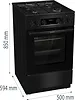 Gorenje Kuchnia gazowo-elektryczna GKS5C70BJ