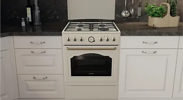 Gorenje Kuchnia gazowo-elektryczna GKS6C71CLI