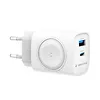 Gembird Ładowarka USB-A USB-C 20W PowerDelivery Quick Charge 3.0, biała