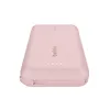 Belkin PowerBank BoostCharge 10k mAh 20w wbudowany kabel-C, port-C, różowy