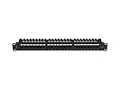 Lanberg Patch panel 24 porty 1U 19 cali kat.6A UTP z organizerem kablowym, czarny