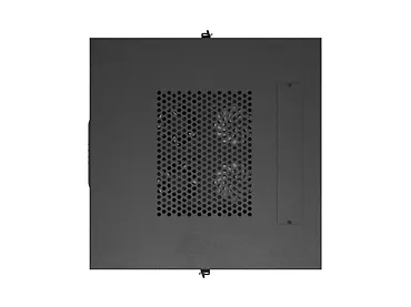 Lanberg Szafa instalacyjna rack stojąca 19 cali 32U 600x600 drzwi perforowane LCD czarna (Flat pack)