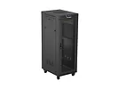 Lanberg Szafa instalacyjna rack stojąca 19 cali 32U 600x800 drzwi perforowane LCD czarna (Flat pack)