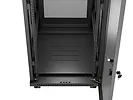 Lanberg Szafa instalacyjna rack stojąca 19 cali 32U 600x800 drzwi perforowane LCD czarna (Flat pack)