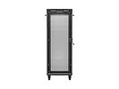 Lanberg Szafa instalacyjna rack stojąca 19 cali 32U 600x800 drzwi perforowane LCD czarna (Flat pack)