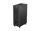 Lanberg Szafa instalacyjna rack stojąca 19 cali 32U 600x1000 drzwi perforowane LCD czarna (Flat pack)
