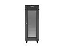Lanberg Szafa instalacyjna rack stojąca 19 cali 32U 600x1000 drzwi perforowane LCD czarna (Flat pack)