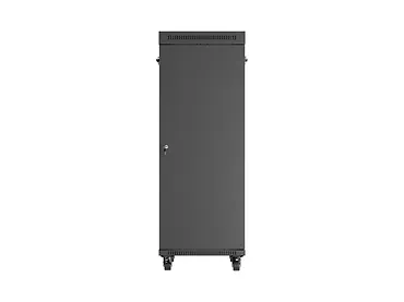 Lanberg Szafa instalacyjna rack stojąca 19 cali 32U 600x1000 drzwi przeszklone LCD czarna (Flat pack)