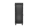 Lanberg Szafa instalacyjna rack stojąca 19 cali 32U 600x1000 drzwi przeszklone LCD czarna (Flat pack)