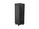 Lanberg Szafa instalacyjna rack stojąca 19 cali 37U 600x600 drzwi perforowane LCD czarna (Flat pack)