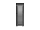 Lanberg Szafa instalacyjna rack stojąca 19 cali 37U 600x600 drzwi perforowane LCD czarna (Flat pack)