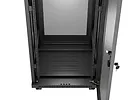 Lanberg Szafa instalacyjna rack stojąca 19 cali 37U 600x600 drzwi perforowane LCD czarna (Flat pack)