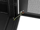 Lanberg Szafa instalacyjna rack stojąca 19 cali 37U 600x600 drzwi perforowane LCD czarna (Flat pack)