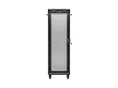 Lanberg Szafa instalacyjna rack stojąca 19 cali 37U 600x600 drzwi perforowane LCD czarna (Flat pack)
