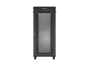 Lanberg Szafa instalacyjna rack stojąca 19 cali 37U 800x800 drzwi perforowane LCD czarna (Flat pack)
