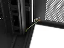 Lanberg Szafa instalacyjna rack stojąca 19 cali 37U 800x800 drzwi perforowane LCD czarna (Flat pack)