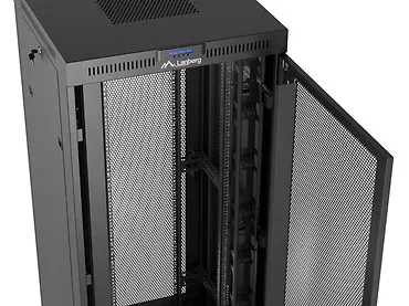 Lanberg Szafa instalacyjna rack stojąca 19 cali 37U 800x800 drzwi perforowane LCD czarna (Flat pack)