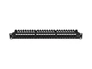 Lanberg Patch panel 24 porty 1U 19 cali kat.5E UTP z organizerem kablowym, czarny
