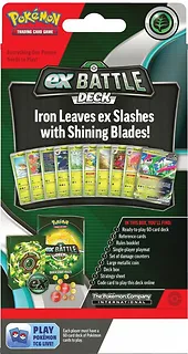 Pokemon TCG Karty Tapu Iron Leaves Ex Battle Deck