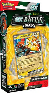 Pokemon TCG Karty Tapu Koko Ex Batlle Deck