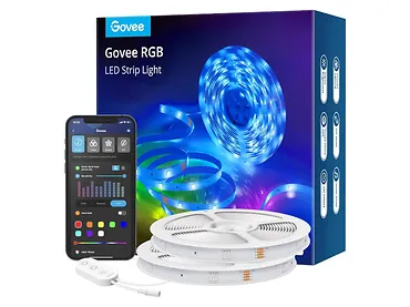Govee RGB Smart Wi-Fi + Bluetooth LED Strip Lights(10m)