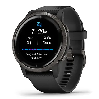 Zegarek sportowy GARMIN Venu 2 45mm GPS Czarny
