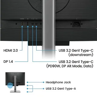 Benq Monitor 24 cale RD240Q WQXGA 5ms/IPS/1200:1/HDMI/DP