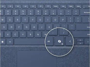 Microsoft Klawiatura MS Surface Pro z cienkim piórem szafirowa