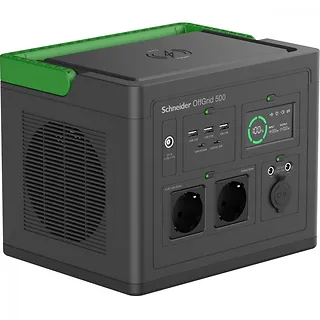 APC Stacja zasilania PPS500-GR Schneider OffGrid Portable Power Station 500, 517Wh   Lithium-ion, 2 Schuko, Sinewave