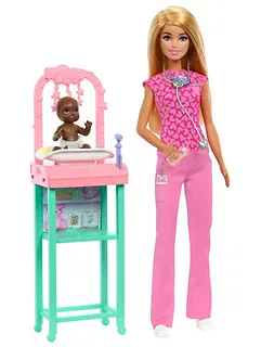 Mattel Lalka Barbie Lekarz Pediatra