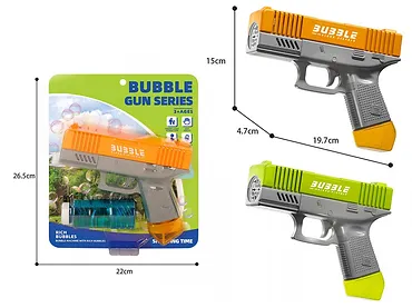 Madej Pistolet na bańki mydlane + płyn