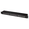 LogiLink Patchpanel CAT6A 19' 24 porty, STP, czarny