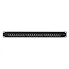 LogiLink Patchpanel CAT6A 19' 24 porty, STP, czarny