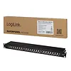 LogiLink Patchpanel CAT6A 19' 24 porty, STP, czarny