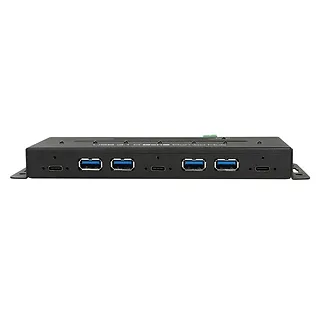 LogiLink Hub przemysłowy USB-C 3.1 Gen 2, 3xUSB0C, 4xUSB-A
