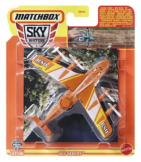 Mattel Samolot + Mata Matchbox Display 8 sztuk