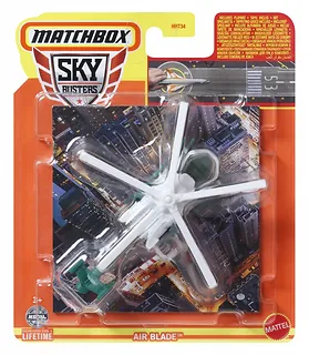 Mattel Samolot + Mata Matchbox Display 8 sztuk