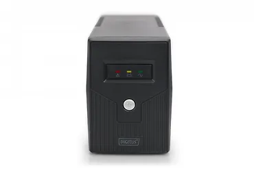Digitus UPS Line-Ineractive LED BASIC, 600VA/360W, 1x12V/7Ah, AVR, 2x Schuko CEE 7/3