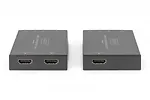 Digitus Przedłużacz / Extender HDMI 70m po skrętce kat.5e/6/7 4K 60Hz PoC (Power over Cable) (zestaw)