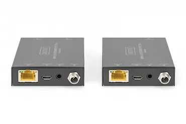 Digitus Przedłużacz / Extender HDMI 70m po skrętce kat.5e/6/7 4K 60Hz PoC (Power over Cable) (zestaw)