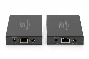 Digitus Przedłużacz / Extender KVM HDMI+USB 150m po kat.5e UTP/IP 1080p FHD 60Hz audio (zestaw)