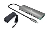 i-tec Zestaw Stacja dokująca USB-C Metal Nano 4K HDMI LAN z Power Delivery 100W + Ładowarka 100W