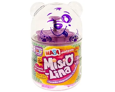 Epee Masa plastyczna Misiolina 60g 1 foremka Różowa