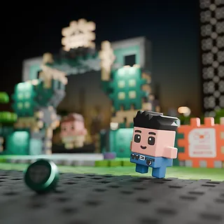 Marioinex Klocki Mini Waffle - Napad na bank 148 elementów